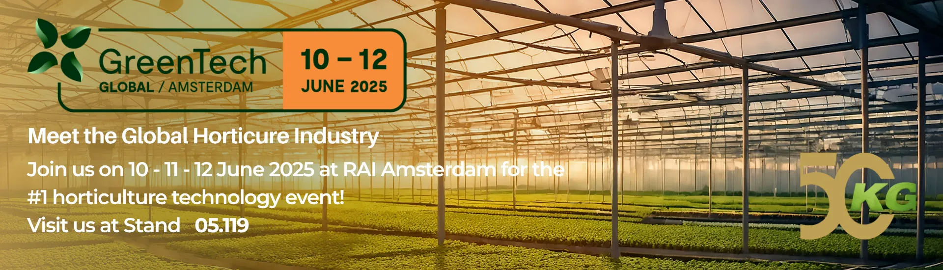 KG Systems & KG Greenhouses at GreenTech Amsterdam 2025 – Event Recap